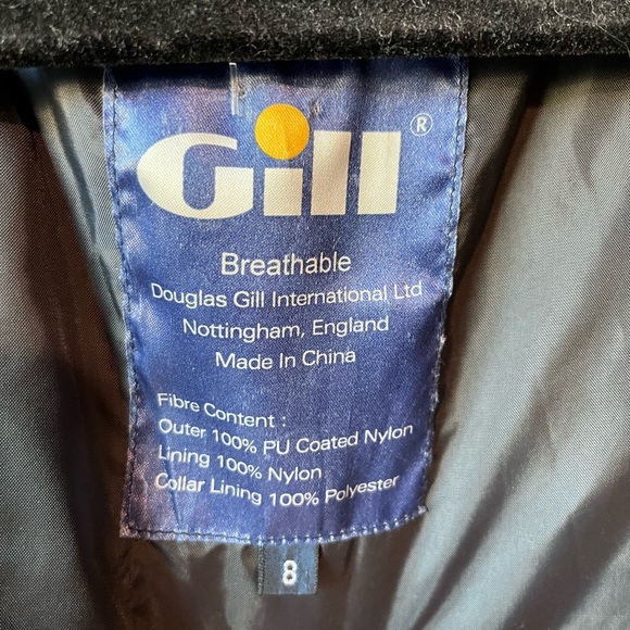 GILL Inshore Life Jacket Yellow Performance Sailing Coat Womens Size 8 - Picture 11 of 13